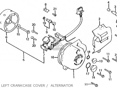 Honda XL125S 1981 (B) USA parts lists and schematics