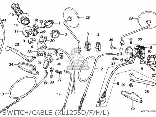 Honda XL125S 1987 (H) FRANCE / KPH parts lists and schematics