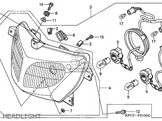 Honda XL125V VARADERO 2001 (1) GERMANY parts lists and schematics