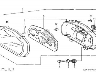 Honda XL125V VARADERO 2001 (1) GERMANY parts lists and schematics