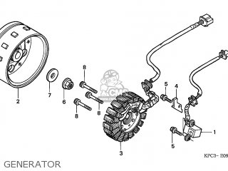 Honda XL125V VARADERO 2005 (5) EUROPE parts lists and schematics