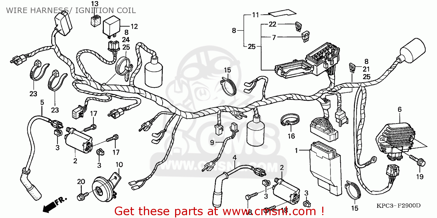 Honda XL125V VARADERO 2005 (5) EUROPE WIRE HARNESS/ IGNITION COIL - buy