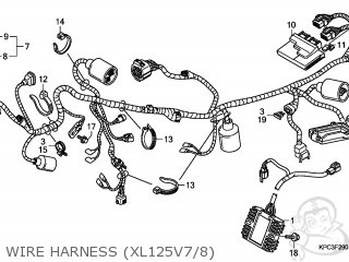 Honda XL125V VARADERO 2008 (8) EUROPE parts lists and schematics
