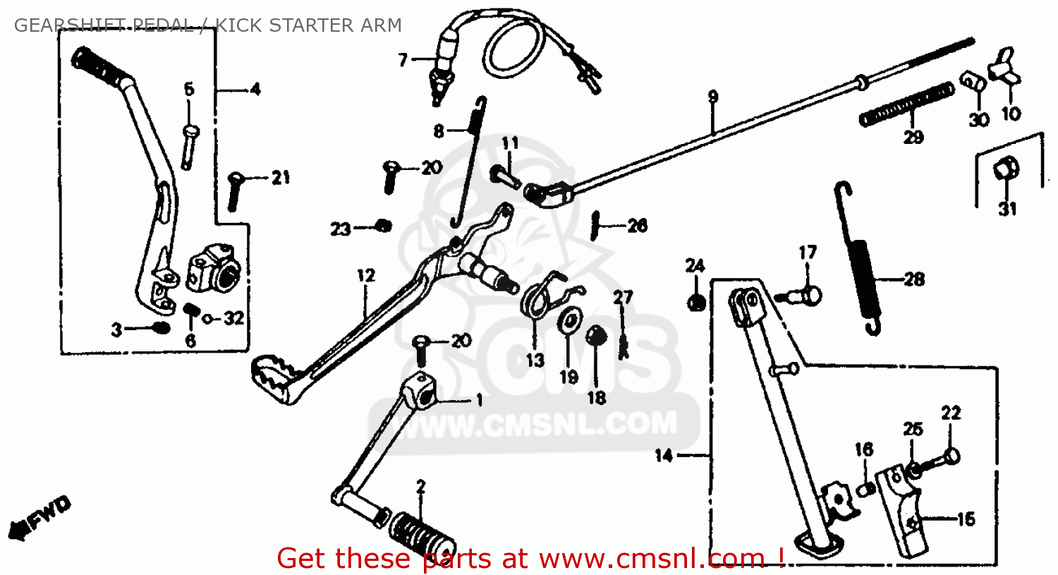 Honda XL185S 1979 (Z) USA parts lists and schematics