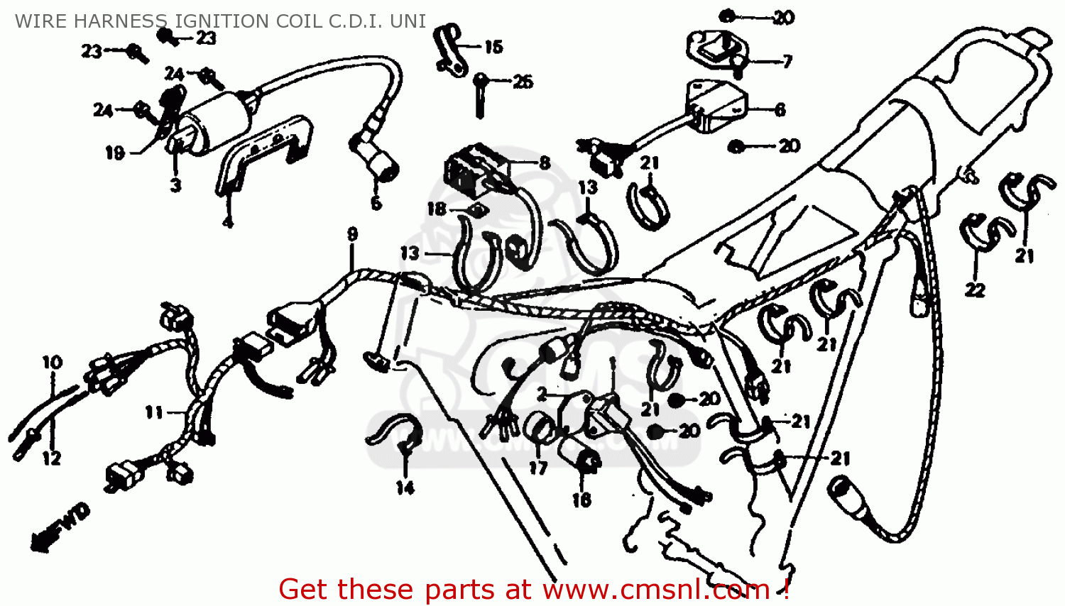 Honda Xl175 Wiring Harness