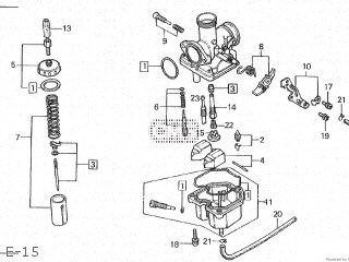 Honda XL185S 1981 (B) CANADA Parts Lists And Schematics