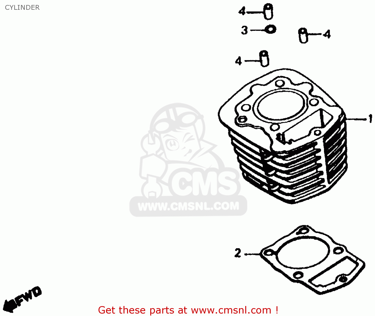 Honda Honda XL185S 1981 (B) USA parts lists and schematics