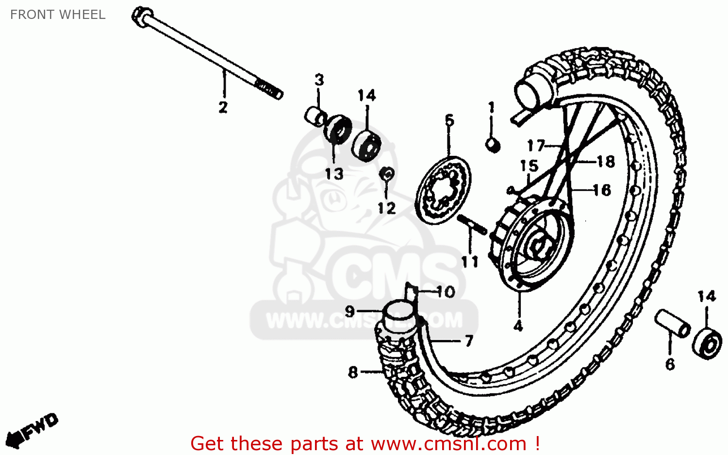 Honda Honda XL185S 1981 (B) USA parts lists and schematics