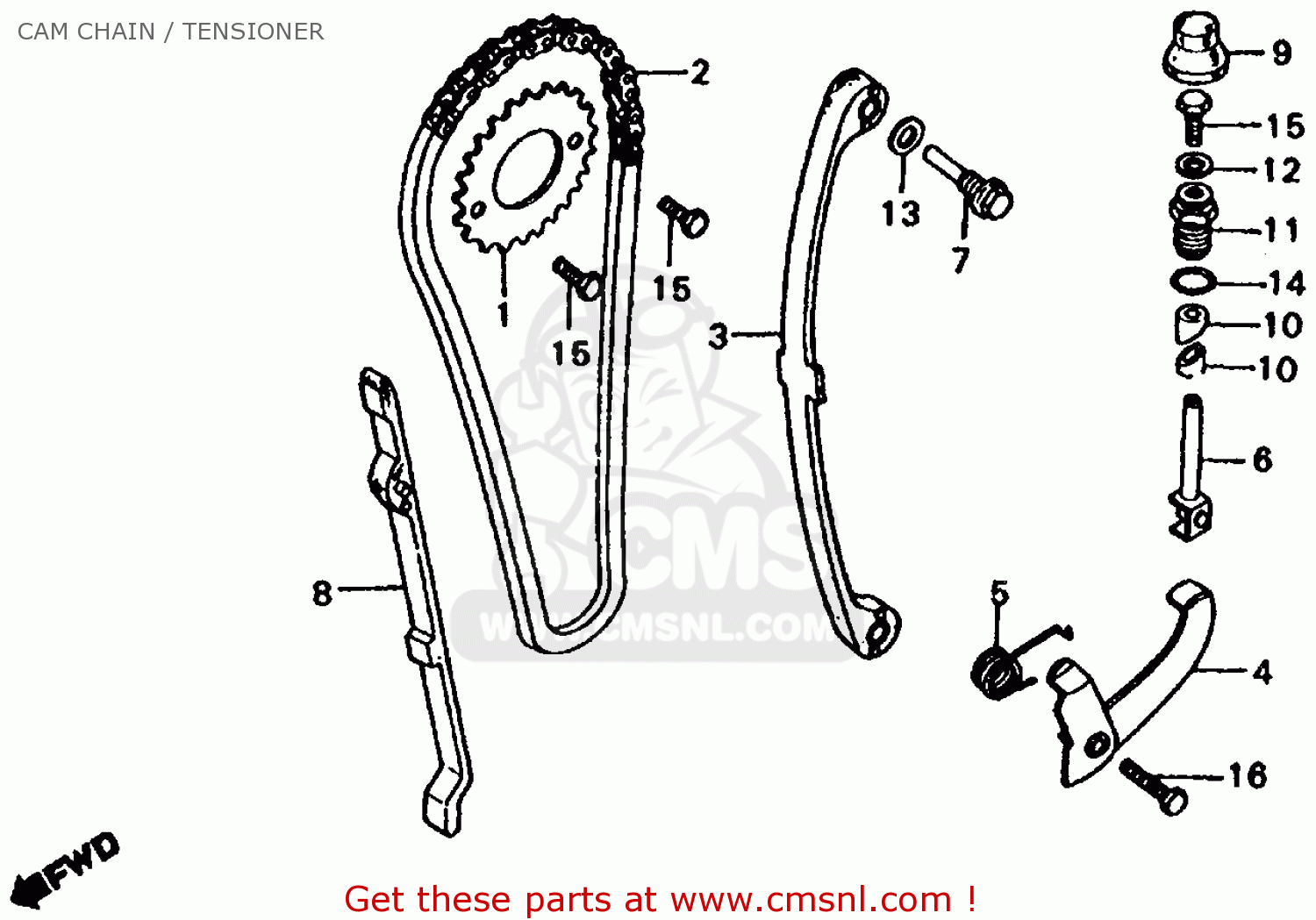 Honda XL185S 1982 (C) USA parts lists and schematics