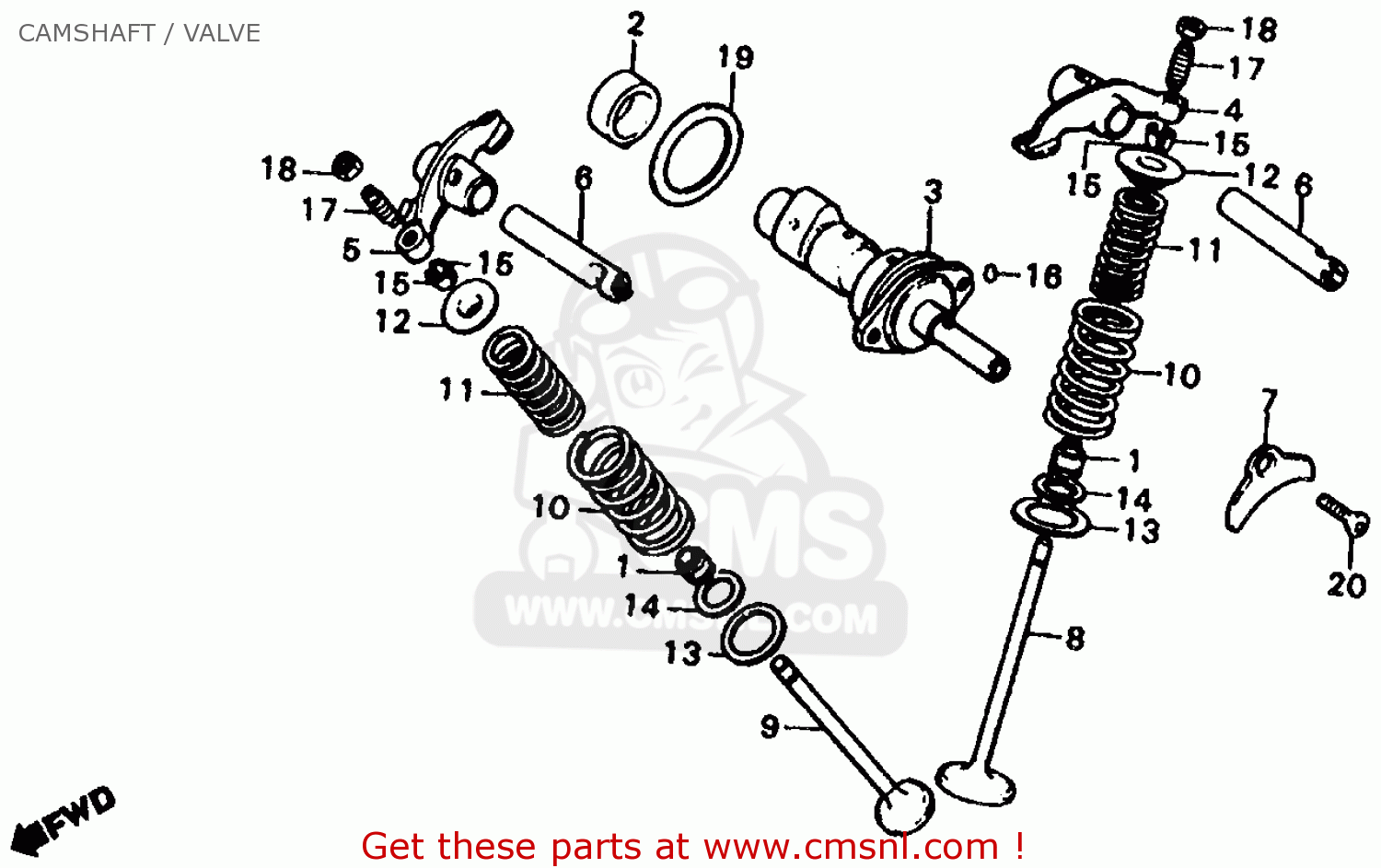 Honda XL185S 1982 (C) USA parts lists and schematics