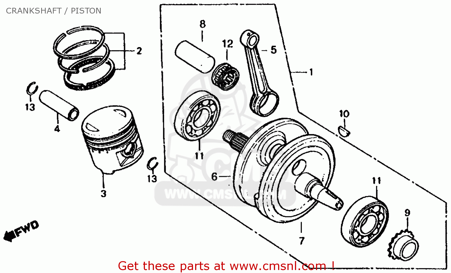 Honda XL185S 1982 (C) USA parts lists and schematics