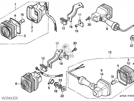 Honda XL185S 1987 (H) CANADA parts lists and schematics