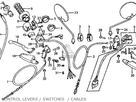 Honda XL200R 1983 (D) USA parts lists and schematics