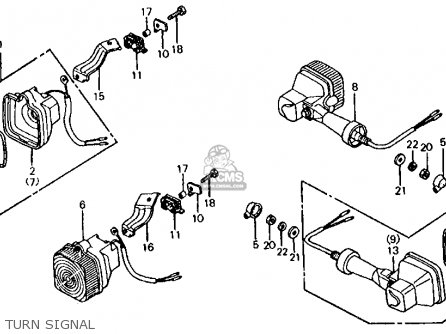 Honda XL200R 1983 (D) USA parts lists and schematics