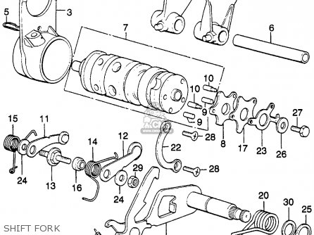 xl250 メンテナンス　パーツリスト Honda Honda XL250 MOTOSPORT K0 1975 USA パーツリストと回路図