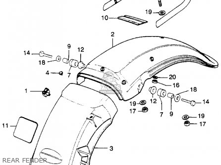 Honda Xl250 Motosport K2 1975 Usa Parts Lists And Schematics