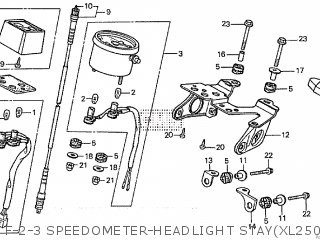 Honda XL250 U.S.A parts lists and schematics