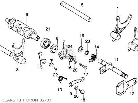 Honda XL250R 1982 (C) USA parts lists and schematics Honda XL250R 1982 (C) USA parts lists and schematics