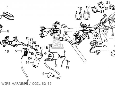 Honda XL250R 1983 (D) USA parts lists and schematics