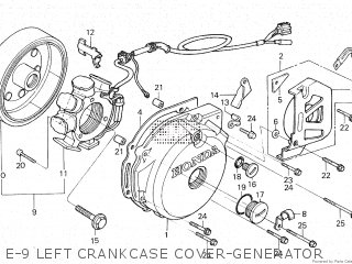 Honda XL250R 1984 (E) parts lists and schematics