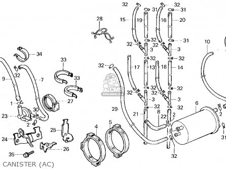 Honda Honda XL250R 1984 (E) USA parts lists and schematics