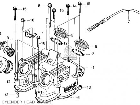 Honda XL250R 1986 (G) USA parts lists and schematics