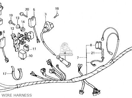 Honda XL250R 1986 (G) USA parts lists and schematics