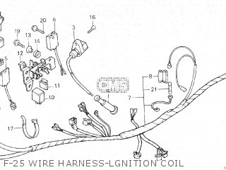 Honda XL250R 1987 (H) parts lists and schematics