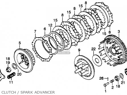 xl250 メンテナンス　パーツリスト Honda Honda XL250S 1978 USA parts lists and schematics