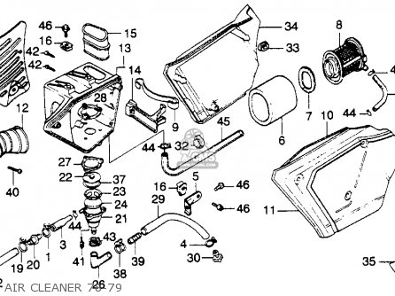 Honda XL250S 1979 (Z) USA parts lists and schematics