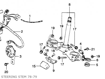 Honda XL250S 1979 (Z) USA parts lists and schematics