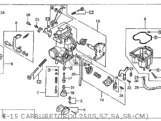 Honda XL250S 1980 (A) CANADA パーツリストと回路図 Honda XL250S 1980 (A) CANADA パーツリストと回路図