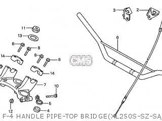 xl250 メンテナンス　パーツリスト Honda Honda XL250S 1980 (A) CANADA parts lists and schematics