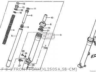 Honda Honda XL250S 1980 (A) CANADA parts lists and schematics