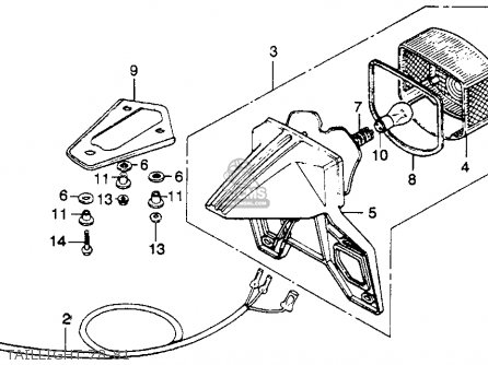 Honda XL250S 1980 (A) USA parts lists and schematics