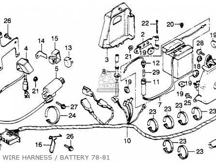 Honda XL250S 1980 (A) USA parts lists and schematics