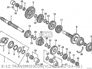 Honda XL250S CANADA parts lists and schematics