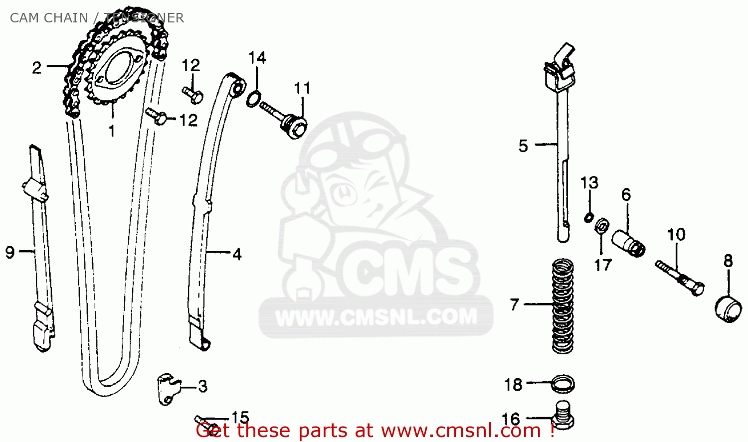 Honda XL350 1978 USA parts lists and schematics