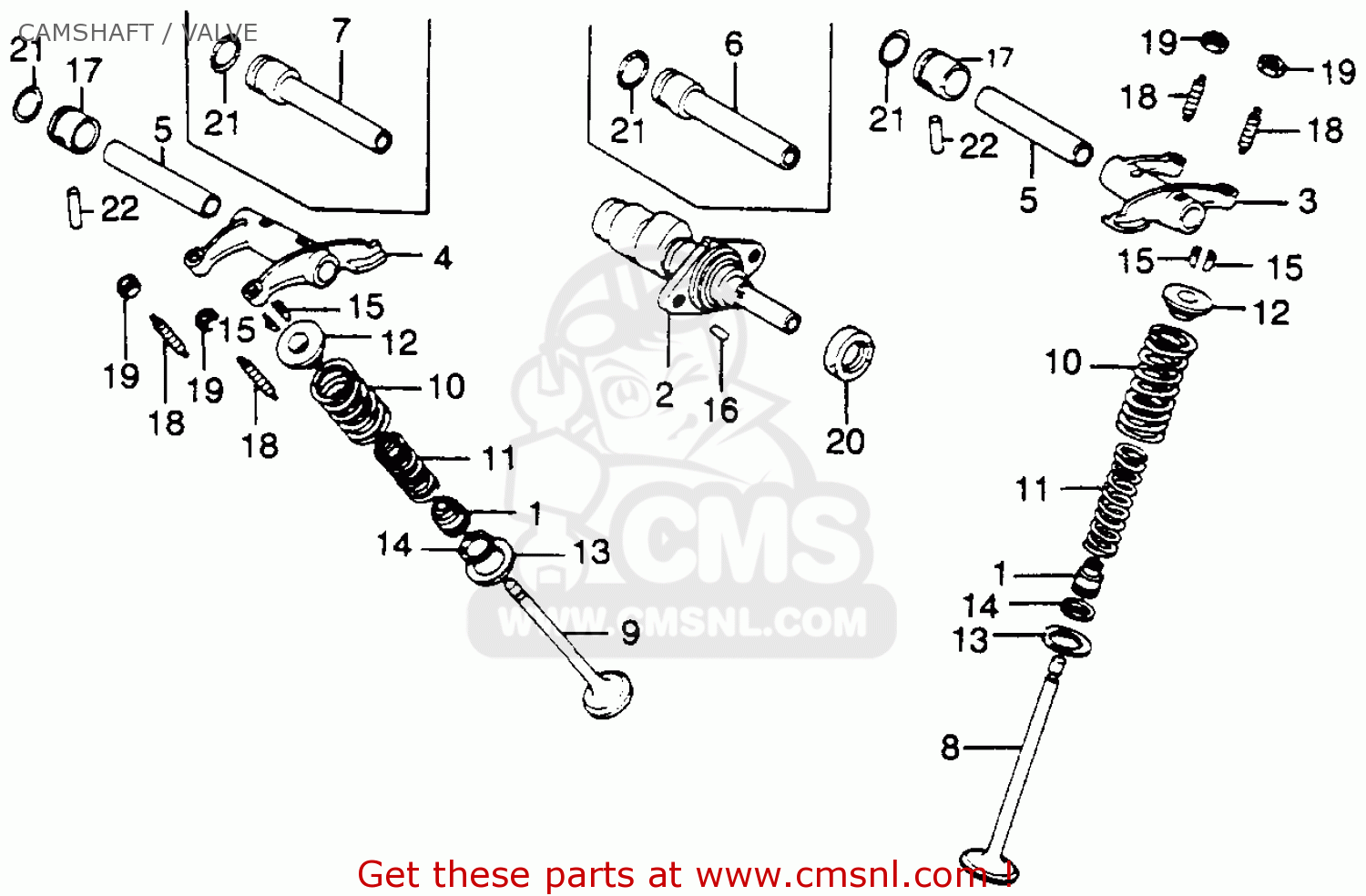 Honda XL350 1978 USA parts lists and schematics