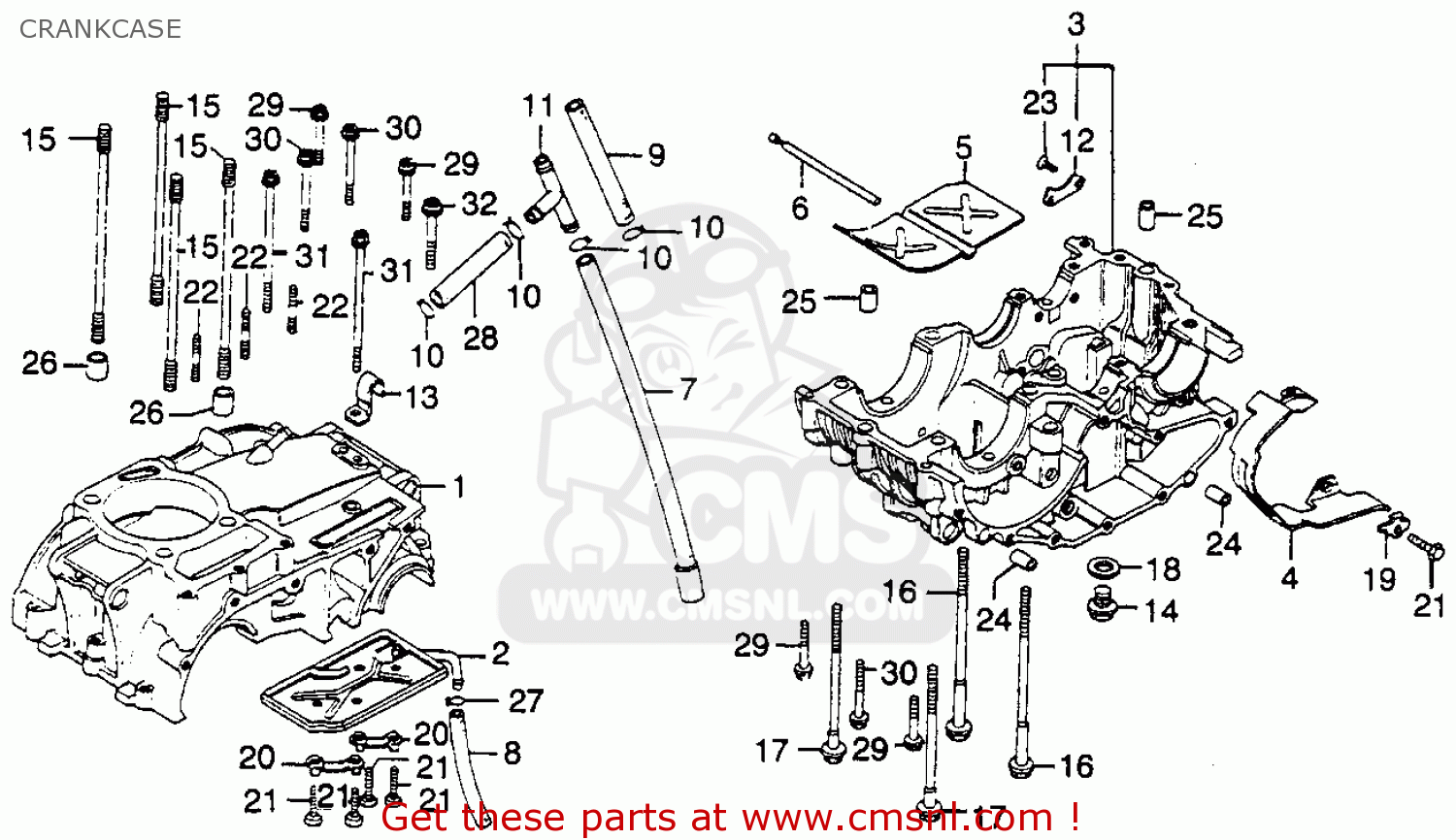 Honda XL350 1978 USA parts lists and schematics