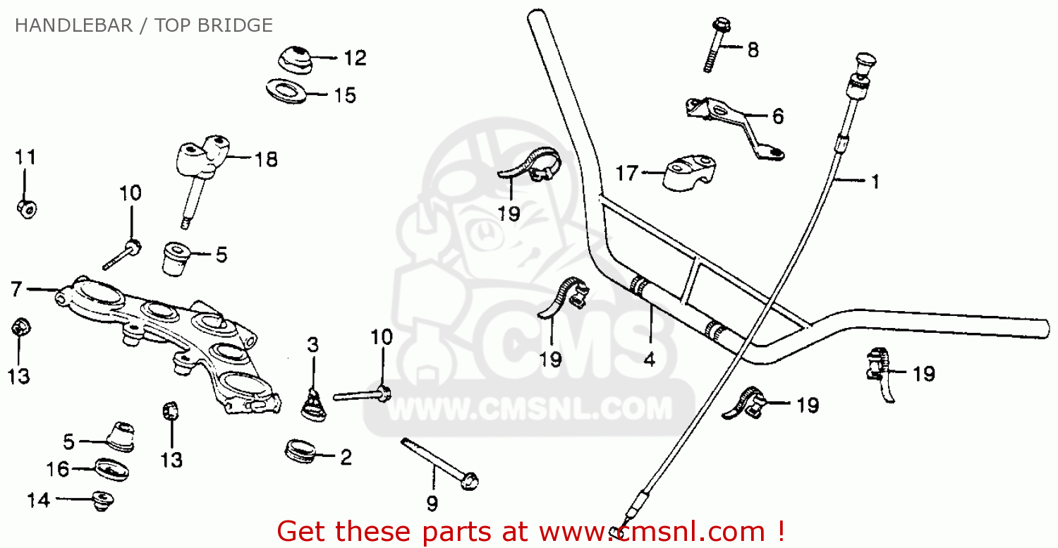 Honda XL350 1978 USA parts lists and schematics