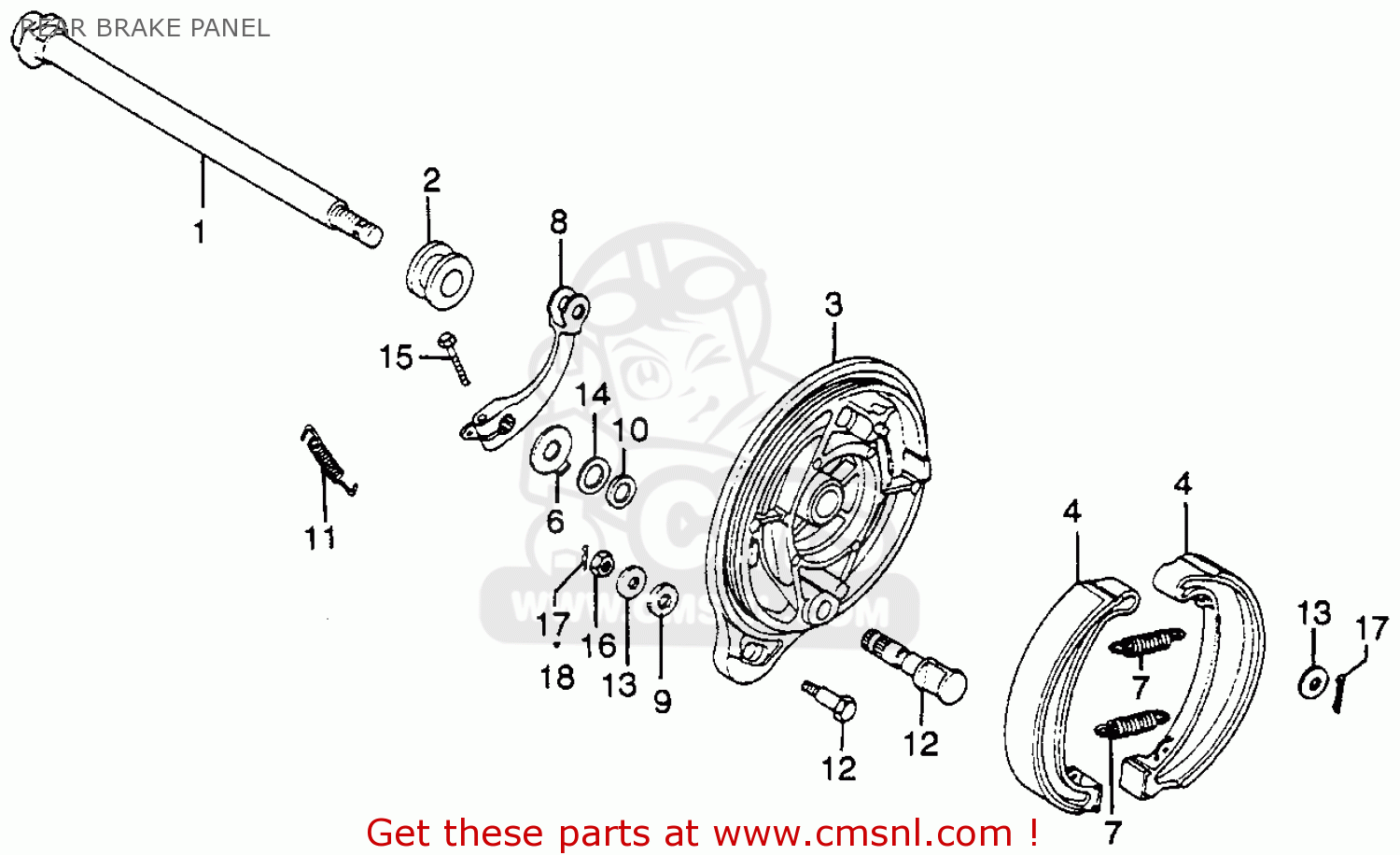 Honda XL350 1978 USA parts lists and schematics
