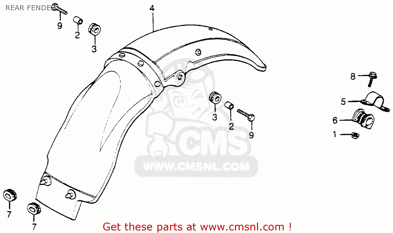 Honda XL350 1978 USA parts lists and schematics