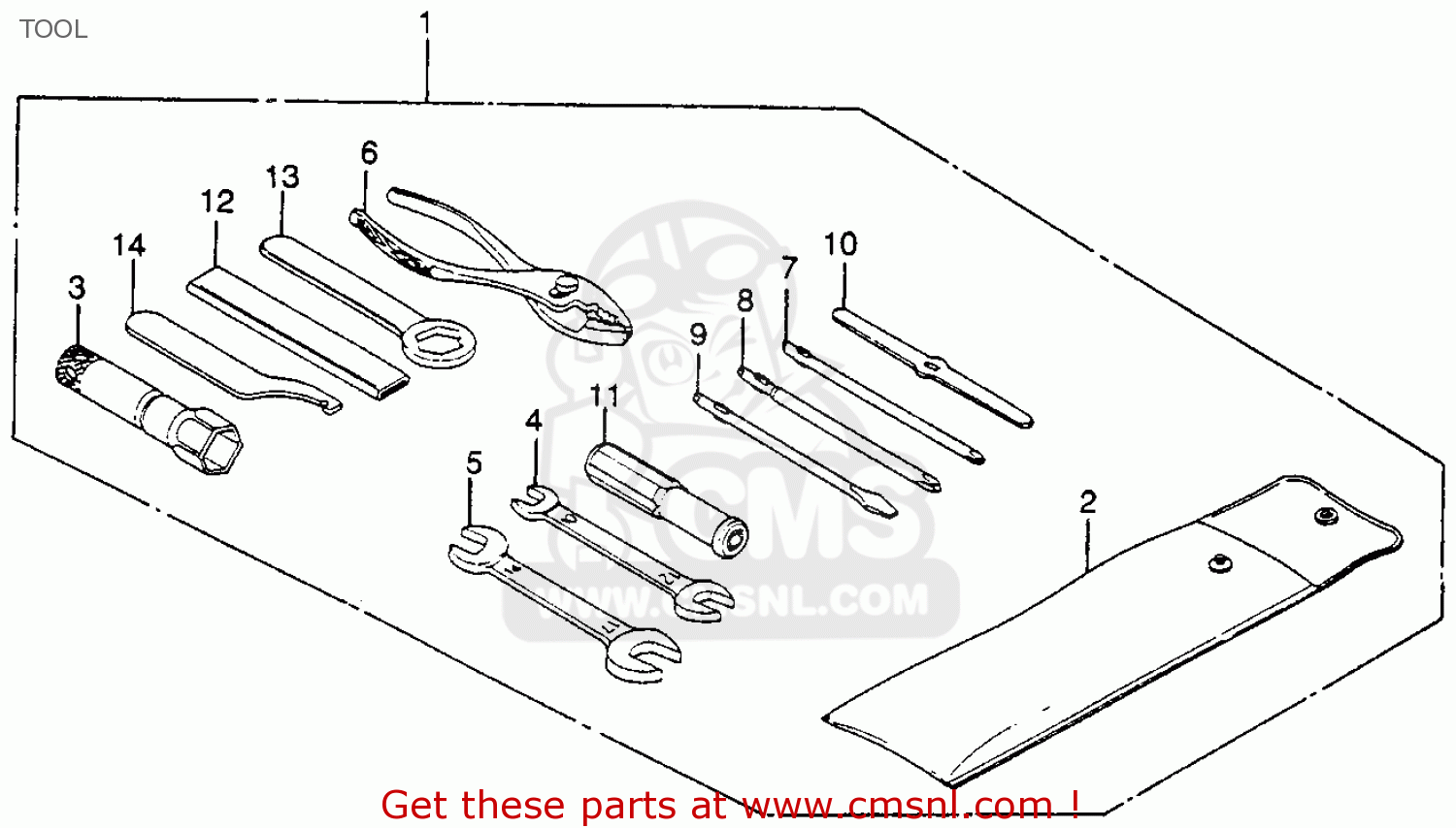 Honda XL350 1978 USA parts lists and schematics