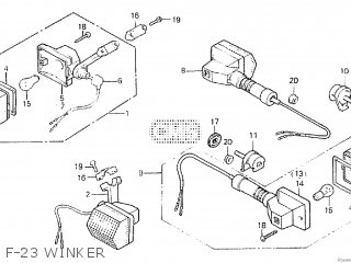 Honda XL350R 1984 (E) parts lists and schematics