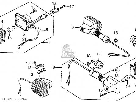 Honda XL350R 1984 (E) USA parts lists and schematics