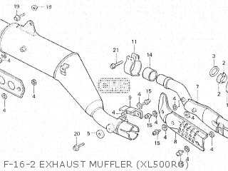 Honda XL500R 1982 (C) BELGIUM parts lists and schematics