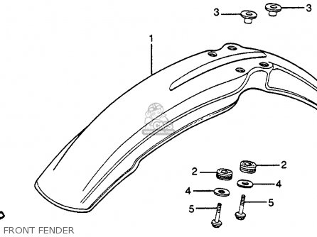 Honda XL500R 1982 (C) USA parts lists and schematics