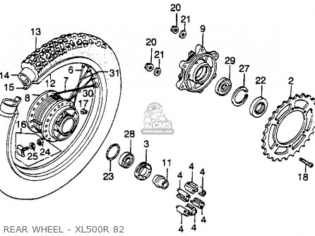 Honda XR500 XR500R 1981-1982 Wheel Spoke Set – Front 21 / Rear 117 – 72 PCS With Nipples