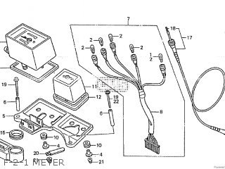 Honda XL600R 1983 (D) parts lists and schematics